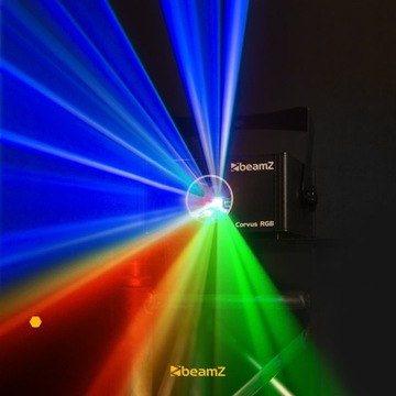 Профессиональный лазер для вечеринок Corvus RGB Beamz DMX