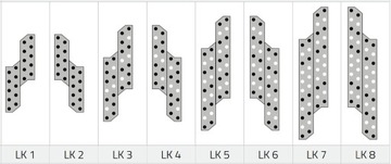 LK2 СОЕДИНИТЕЛЬ ДЛЯ СТРОИЛ УГЛОВОЙ СОЕДИНИТЕЛЬ ДЛЯ ПРОГОНА 170x32 ПРАВЫЙ 10шт.