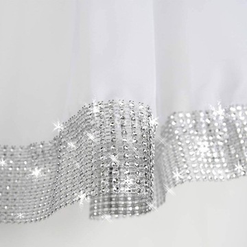 KOMPLET FIRANA BALKONOWA WOAL CYRKONIE TAŚMA