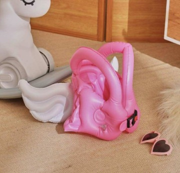 НАДУВНОЙ СПАСАТЕЛЬНЫЙ ЖИЛЕТ ДЛЯ ДЕТЕЙ, РОЗОВЫЙ КАПОК С ПЛАВАЮЩИМИ КРЫЛЬЯМИ