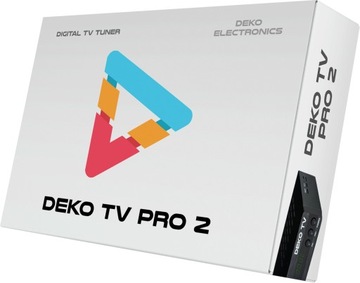 Тюнер-декодер DVBT2 DekoTV PRO2 Наземное телевидение DVB-T2 HEVC H.265 DEKO