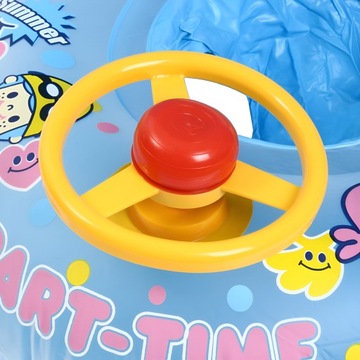 СИДЕНЬЕ С РУЛЕВЫМ РУЛЕМ ДЛЯ ДЕВОЧКИ