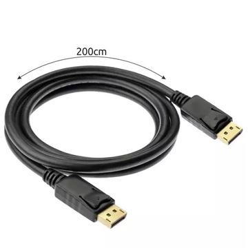 DisplayPort DP-DP 4K 60 Гц КАБЕЛЬ ДИСПЛЕЯ КАБЕЛЬ 2 м