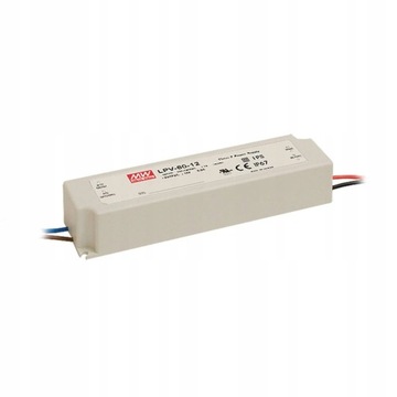 Transformator LED Mean Well LPV-60-12 60 W 5 A