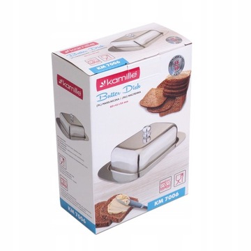 KAMILLE НЕРЖАВЕЮЩАЯ МАСЛЕНКА НЕРЖАВЕЮЩАЯ