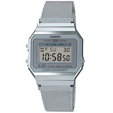 Zegarek unisex CASIO - VINTAGE srebrny