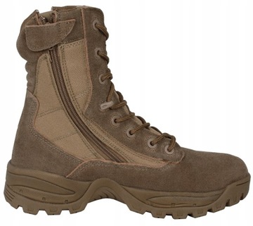 Buty taktyczne wojskowe trekkingowe dwa zamki Mil-Tec Two Zip - Coyote 41