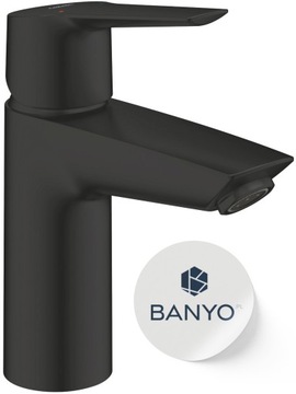 BATERIA UMYWALKOWA QUICKFIX CZARNY MAT STOJĄCA OSZCZĘDZAJĄCA WODĘ GROHE EKO