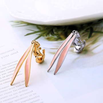 СЕРЕБРЯНЫЕ СЕРЬГИ-КОЛЬЦА С ЖИВОТНЫМИ