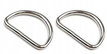 PÓŁKOLE METALOWE Półkółko 30mm 2szt cienkie