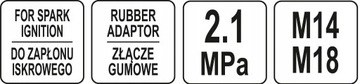 MIERNIK TESTER CIŚNIENIA SPRĘŻANIA BENZYNA
