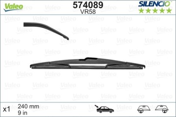 Pióro wycieraczki SILENCIO REAR 574089