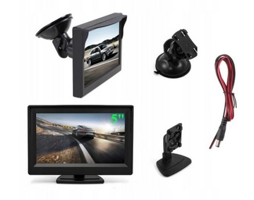 ZESTAW COFANIA ŚWIATŁO STOP Z KAMERĄ + MONITOR 5' JUMPER BOXER DUCATO