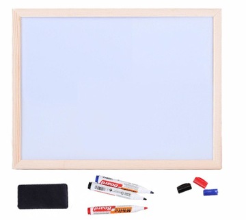 TABLICA SUCHOŚCIERALNA 60 x 40 cm DREWNIANA RAMA