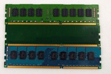 Pamięć RAM MIX DDR3 4GB PC3 1600MHz ECC