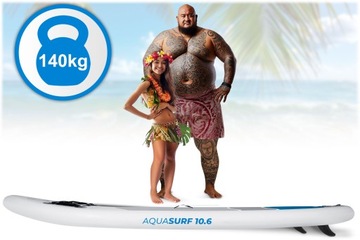 Deska SUP do pływania pompowana Paddle Aquasurf 320cm + wiosło i pompka