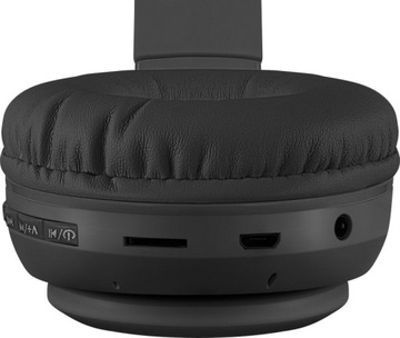 НАУШНИКИ CAT EAR БЕСПРОВОДНЫЕ С BLUETOOTH FREEMOTION B585 СВЕТОДИОДНЫЙ ЧЕРНЫЙ