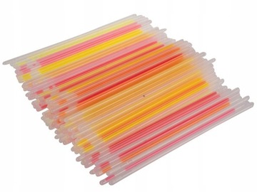 СВЕТЯЩИЕСЯ ФЛУОРЕСЦЕНТНЫЕ БРАСЛЕТЫ ХИМИЧЕСКИЕ СВЕТОВЫЕ ЛЕНТЫ 100 ЛЕНТ