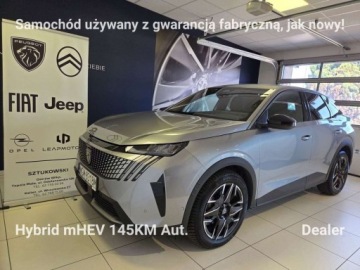 Peugeot 3008 III SUV Hybrid 1.2 Hybrid 145 145KM 2025 Peugeot 3008 1.2 PHybrid mHEV Allure e-DCS6 145 KM SalonPL Gwrancja Dealer