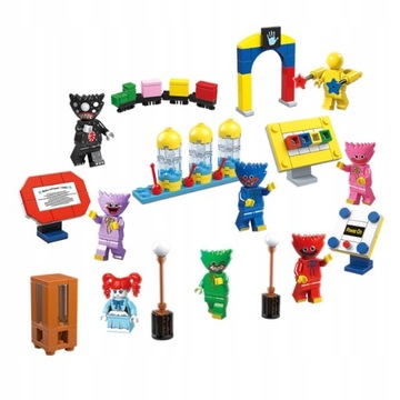HUGGY WUGGY KLOCKI GRA FIGURKI 4W1 DUŻY ZESTAW