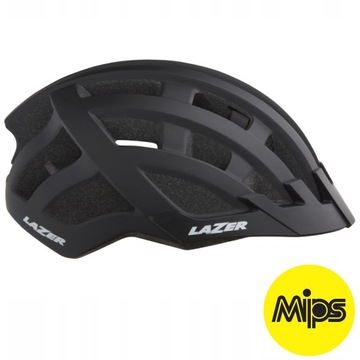 Kask LAZER Compact DLX MIPS + LED z 350PLN UNI