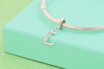 Серебро S925 Подвески КУЛОН буква Q ДЛЯ Pandora