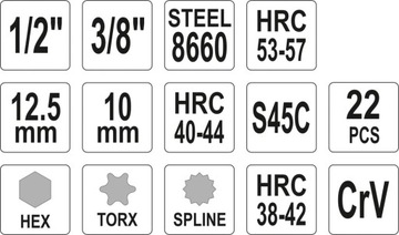 КЛЮЧИ ГЕНЕРАТОРА С КОМПЛЕКТОМ СЦЕПЛЕНИЯ. YT-04211