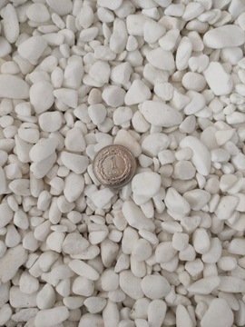 Белоснежные декоративные камни, греческая галька, белый камень, 0,5-1 см, 1 кг.