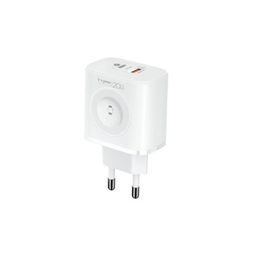 Ładowarka sieciowa t-phox GaN USB + USB-C + iWatch Apple Watch 23W QC PD