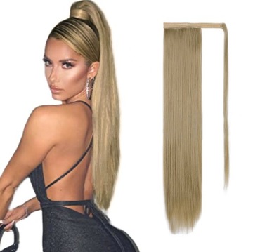 KOLORY doczepiany KUCYK kitka 55 cm jak NATURALNE