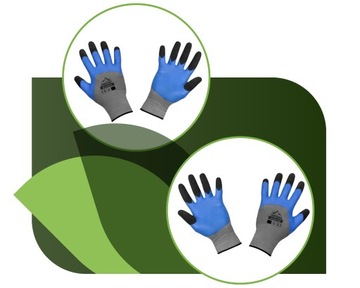 Латексные защитные рабочие перчатки, размер 9 Bradas ARCTIC 12x RWA9