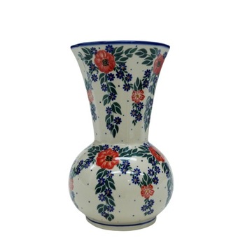 Ceramiczny wazon kanciasty Ceramika Bolesławiec