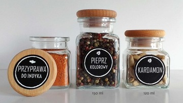 9 шт. баночка для специй 120 мл D