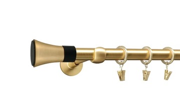 Карниз для штор 19мм MATT GOLD Modern 300см Трапеция