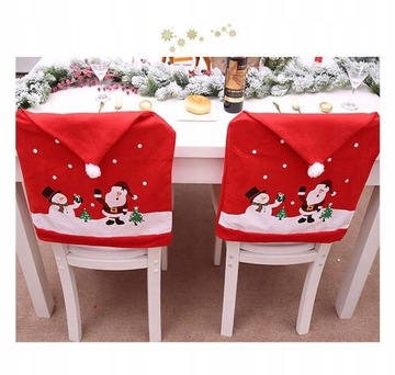 Чехол на стул Шапка Санты 4шт 60Х49