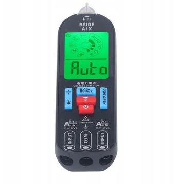 BSIDE A1X МУЛЬТИМЕТРНЫЙ ЦИФРОВОЙ ИЗМЕРИТЕЛЬ ТОКА С ЖК-дисплеем