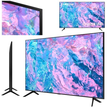 Светодиодный телевизор SAMSUNG 43 дюйма, 4K UHD, пульт дистанционного управления SAMSUNG, SMART TV, черный, WIFI