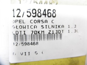 CORSA C HLAVA MOTORU 1,3CDTI 73500052