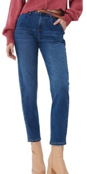 MOHITO SPODNIE DAMSKIE JEANSY CHINOS NIEBIESKIE 6030W-55J r. 36