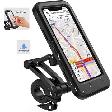 Regulowany wodoodporny uchwyt na telefon rowerowy 6.7 Cal motocykl telefon