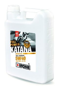 IPONE FULL POWER KATANA 5W40 OLEJ 4T 100% SYNTE 4L