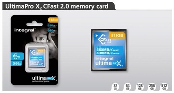 INTEGRAL UltimaPro X2 CFast 2.0 550/540 МБ 256 ГБ