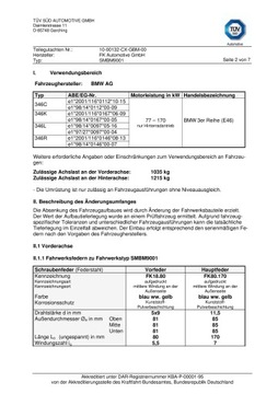 РЕЗЬБА ДЛЯ ВИТОЙ ПОДВЕСКИ BMW E46 FK AUTOMOTIVE