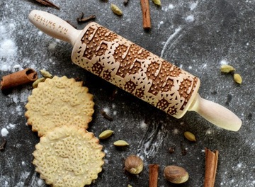 Скалка с гравировкой CACTUS