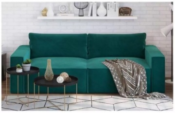 Модульный глубокий ДИВАН, ЛОФТ СЕНС 2-спальный диван