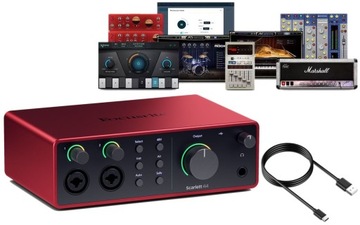 FOCUSRITE SCARLETT 4i4 4RD 4GEN + OPROGRAMOWANIE