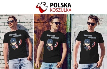 KOSZULKA T-SHIRT CAPTAIN AMERICA MARVEL 3XL JAKOŚĆ