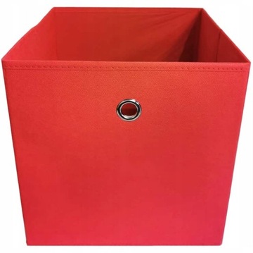 Organizer Pojemnik Składany Pudełko Clever Czerwony Tekstylny 31 x 31 CM