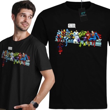 Koszulka Marvel Avengers Jezus Hulk Spiderman XS
