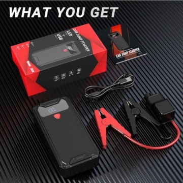 Автомобильное стартерное устройство 12V Power Bank (до 7,5 л бензина/6 л дизеля) Светодиодный фонарик